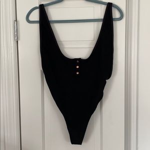 Frankies Bikinis high cut one piece